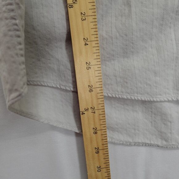 Donald J. Trump Signature Collection Button Dress Shirt Mens 17.5 34/35 Gray - Picture 6 of 16